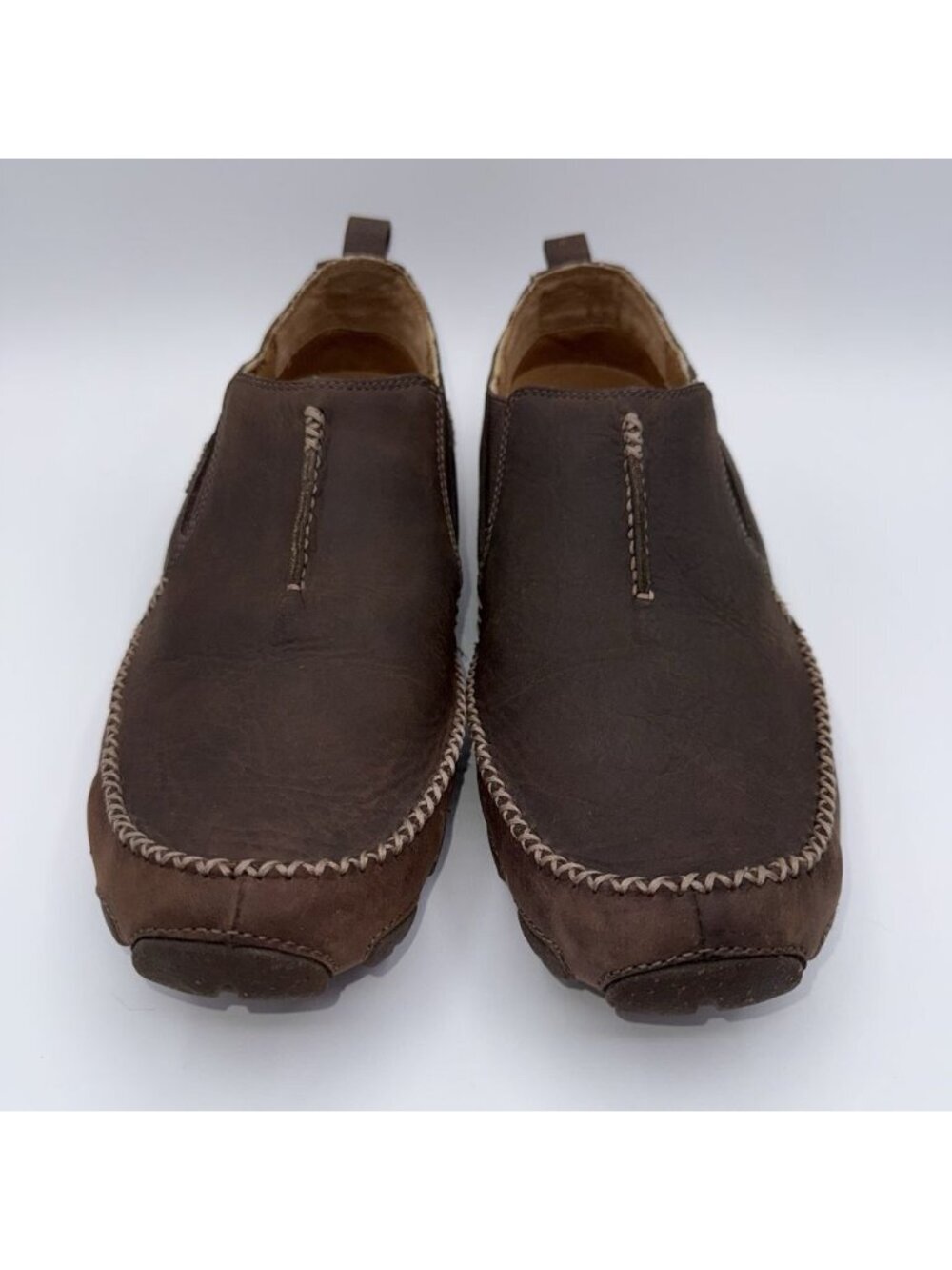 ROCKY 1045 Men’s Slip-On Brown Loafers Shoes Size Sz 11.5 - Picture 3 of 15